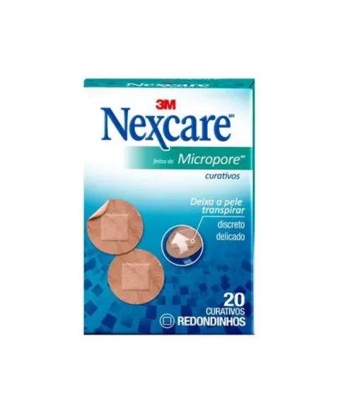 CURATIVOS MICROPORE 22MM REDONDO 20 UN / HB004234918