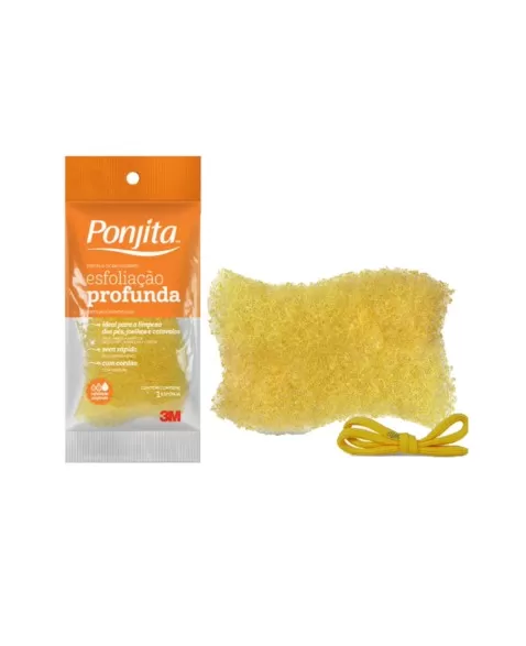 ESPONJA BANHO ESFOLIAÇÃO PROFUNDA PONJITA/ HB004366843