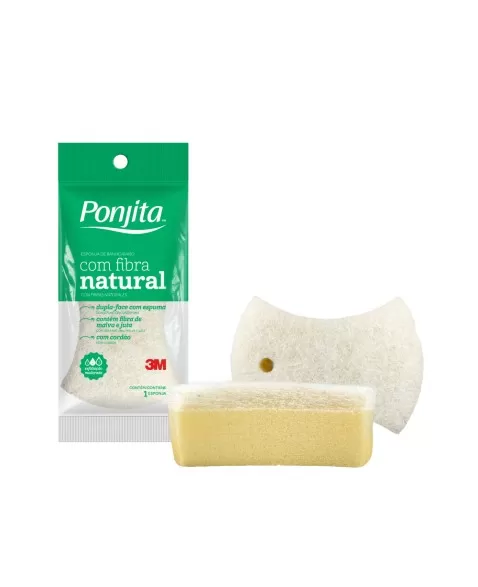 ESPONJA BANHO DUPLA FACE FIBRA NATURAL/ HB004362628