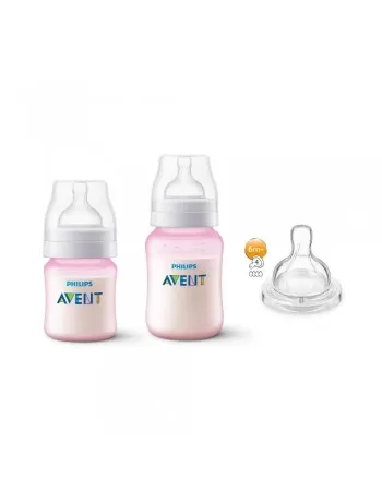 PACK MAMAD ANTI COL 260ML+125ML+BICO 4 ROSA/SCY119/14