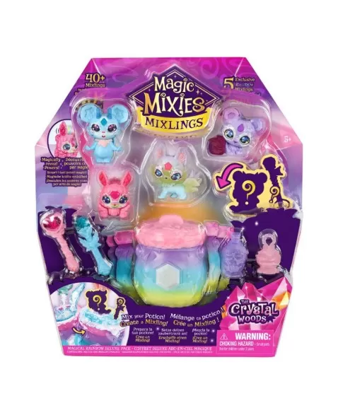 MAGIC MIXIES CALDEIRAO SURPRESA MIXLINGS 5 PACK - CRYSTAL WOODS/2473