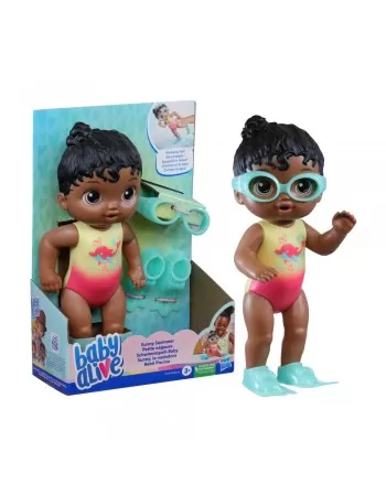 BABY ALIVE SUNNY SWIMMER NEGRA/F8142