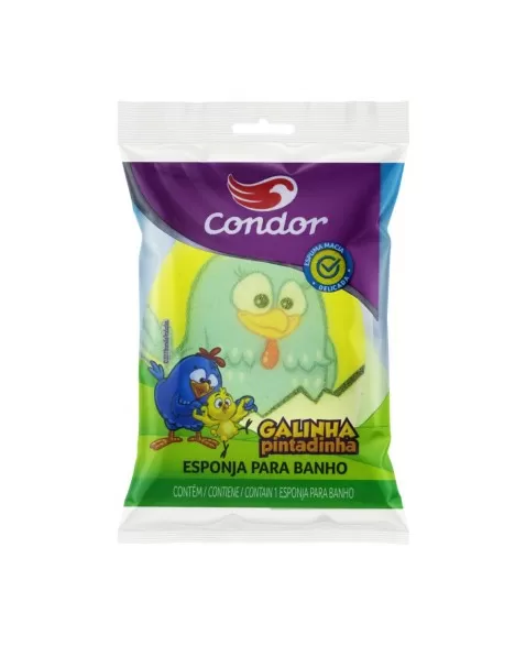 ESPONJA DE BANHO GALINHA PINTADINHA 8516 / 98767