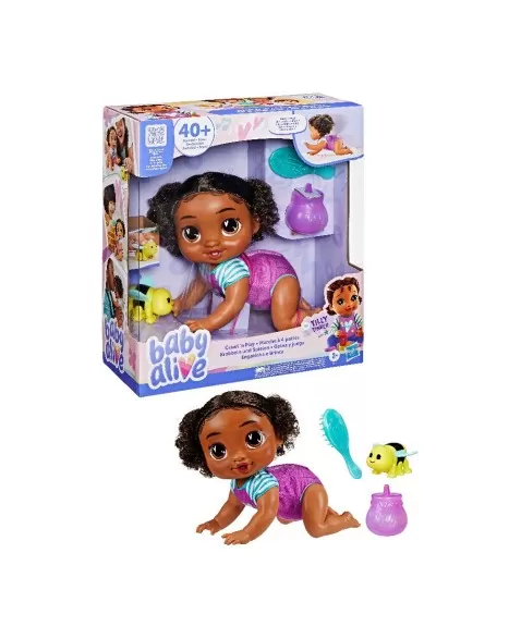 BABY ALIVE ENGATINHA E BRINCA NEGRA BERRY/F9711