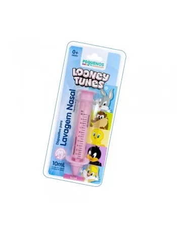 DISPOSITIVO P/ LAVAGEM NASAL NOSEWASH 10ML - LOONEY TUNES ROSA/PCLRS01