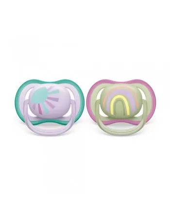 CHUP ULTRA AIR DUPLA DECORADA 0-6M ROSA E VERDE/SCF085/59