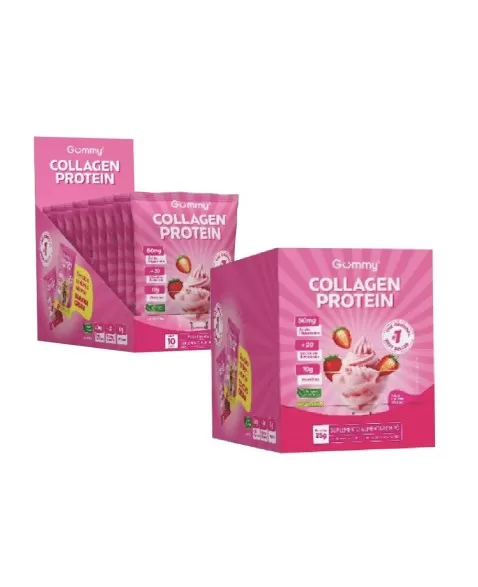 DISPLAY C/ 10 SACHE GUMMMY COLLAGEN PROTEIN FROZEN YOGURT/PD08