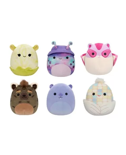 PELUCIA SQUISHMALLOWS 5" VIDA MARINHA SORTIDAS S6/2864