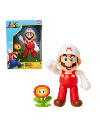 FIG FIRE MARIO C/ACES. 4" SUPER MARIO/4274