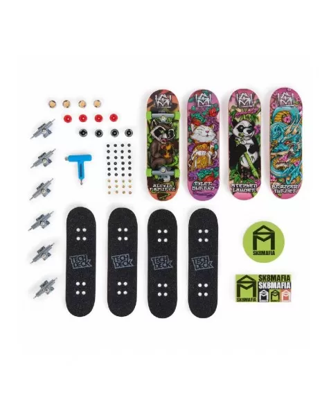 TECH DECK - SKATE DE DEDO ULTRA DLX PACK C/4/2891