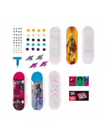 TECH DECK - SKATE DE DEDO SHOP BONUS PACK C/6/2892