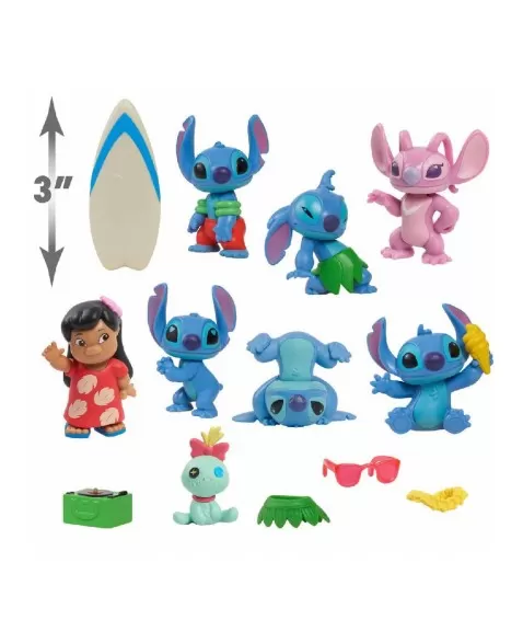 SET C/ FIG LILO E STITCH 2.25"/3992