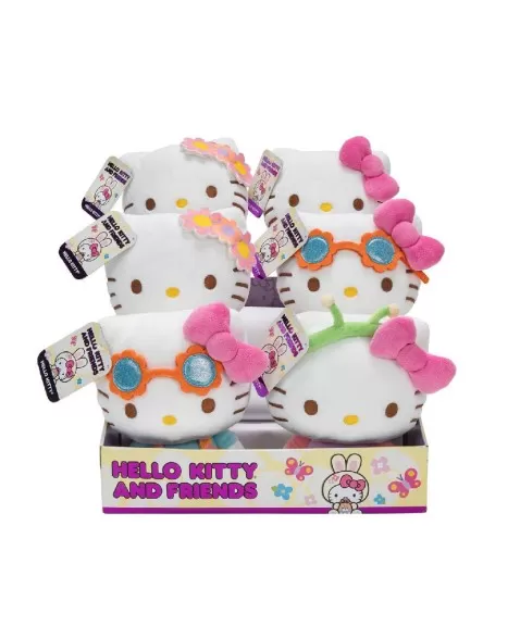 DISPLAY C/6 PELUCIAS 8" PASCOA HELLO KITTY E AMIGOS/3875