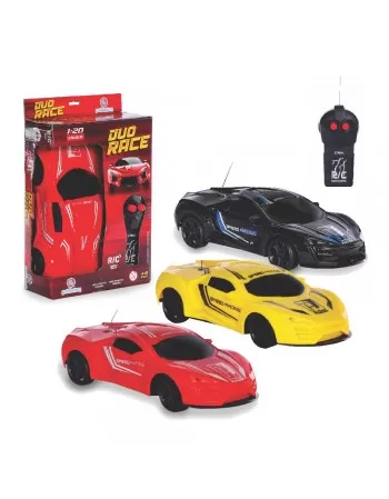 CARRO DUO RACE COM CONTROLE REMOTO/CAR801