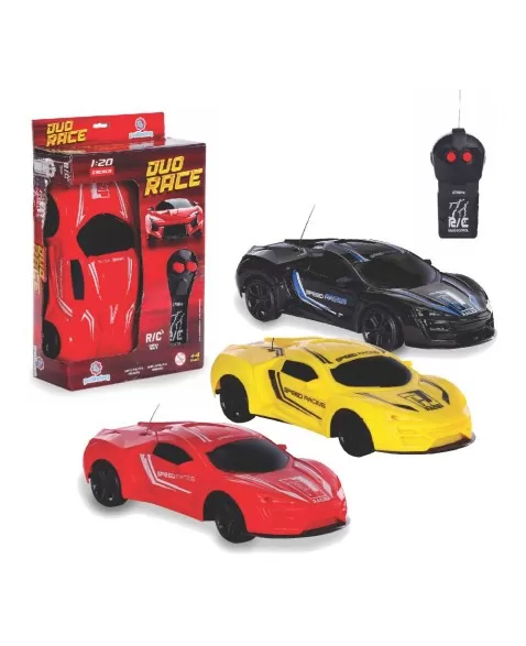 CARRO DUO RACE COM CONTROLE REMOTO/CAR801