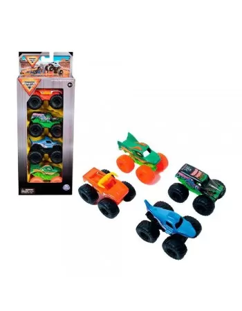 MONSTER JAM - 4 VEICULOS 1:72/3344