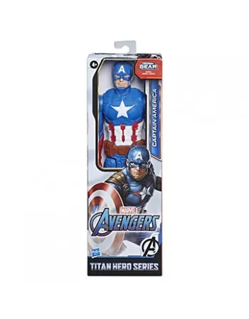 BONECO TITAN HERO MARVEL CAPITAO AMERICA