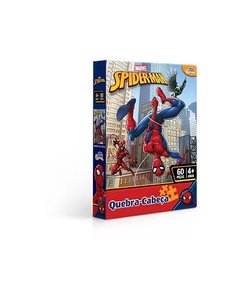 Kit Quebra Cabeça Dominó Jogo Memória Spiderman Homem Aranha