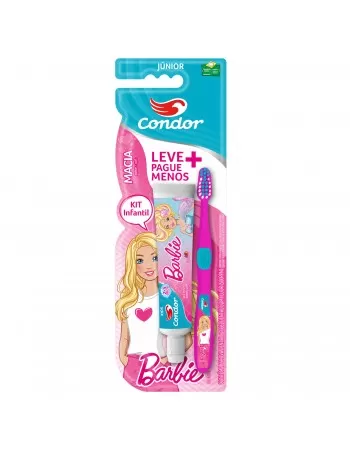 ESCOVA DE DENTE + GEL BARBIE JR/8160/ 972146