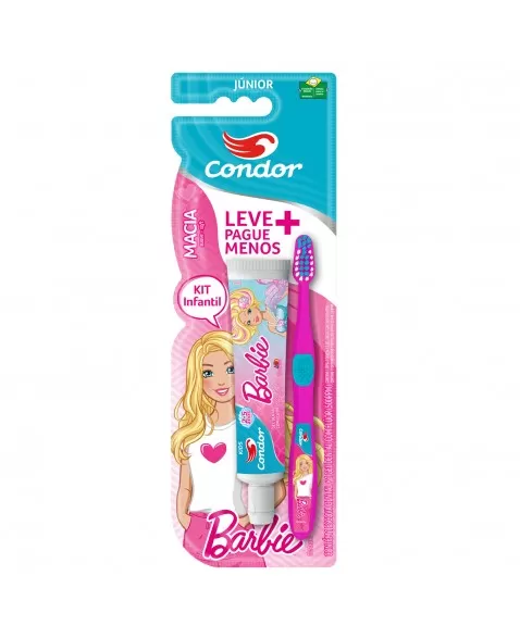 ESCOVA DE DENTE + GEL BARBIE JR/8160/ 972146