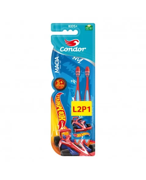 ESCOVA DE DENTE HOT WHEELS KIDS / L2P1/8270-0/972590