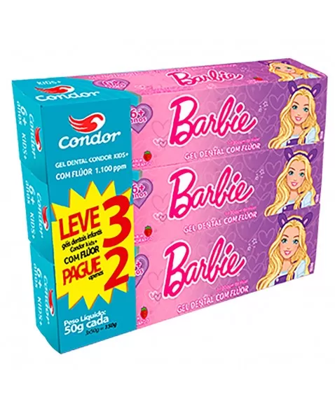 GEL DENTAL BARBIE KIDS+L3P2 50 G / 8211/973057