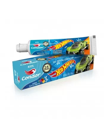 GEL DENTAL HOT WHEELS KIDS 50G/3512/972460/973038