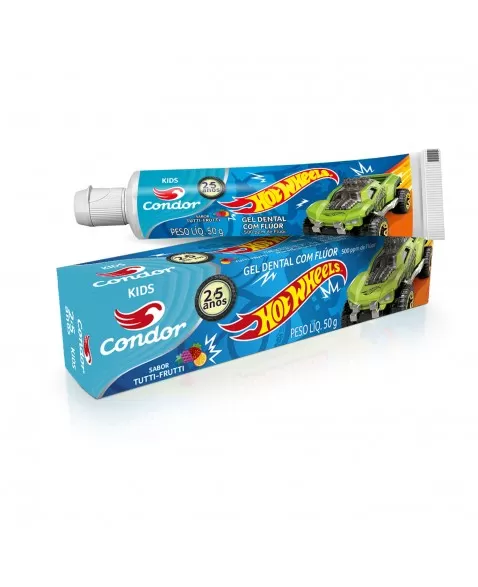 GEL DENTAL HOT WHEELS KIDS 50G/3512/972460/973038