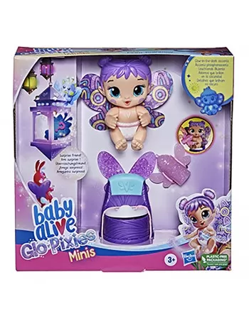 BABY ALIVE GLO PIXIES MINI PLUM RAINBOW (PURPLE)/F2596