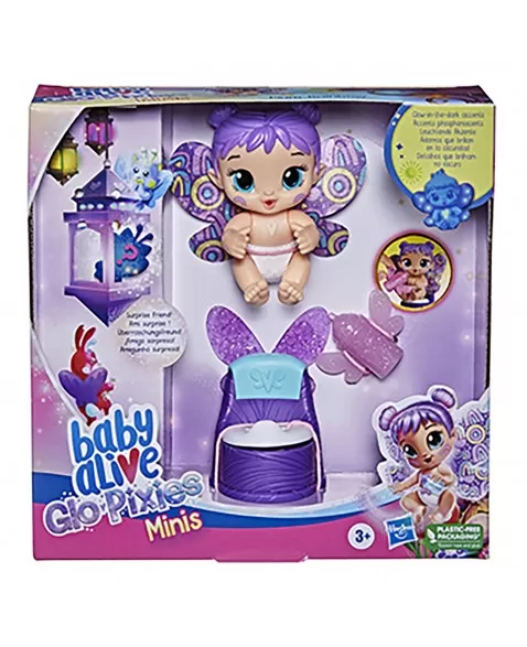 BABY ALIVE GLO PIXIES MINI PLUM RAINBOW (PURPLE)/F2596