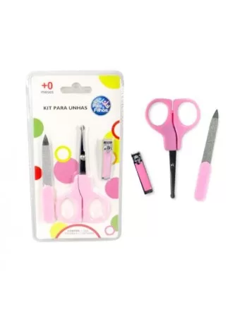 KIT PARA UNHAS - ROSA / 7788