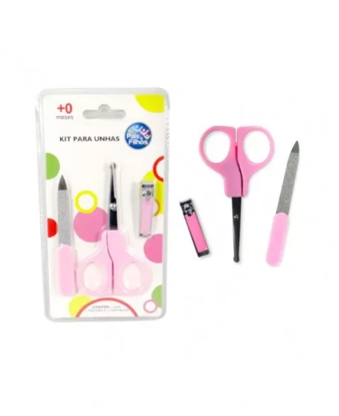 KIT PARA UNHAS - ROSA / 7788