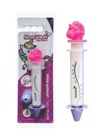 DISPOSITIVO PARA LAVAGEM NASAL NOSEWASH 10ML - UNICORNIO/ NWU01