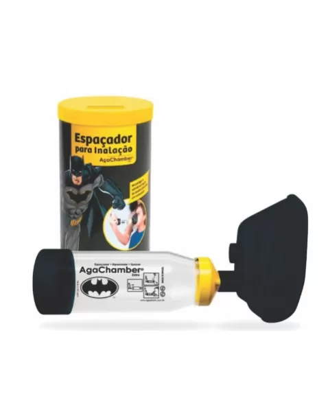 ESPAÇADOR AGACHAMBER AEROSSOLTERAPIA C/ COFRINHO BATMAN/ EABT207