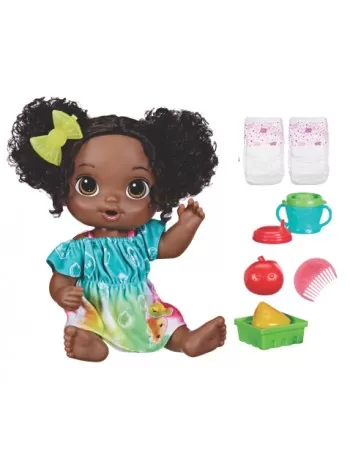 BABY ALIVE HORA DO SUCO NEGRA/F7358