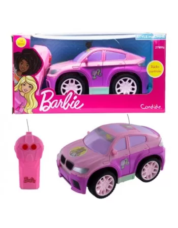 VEICULO RC STYLE MACHINE BARBIE 3 FUNCOES - PILHAS/1829