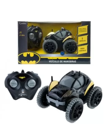 VEICULO RC VIRA VOLTA BATMAN 3 FUNCOES/9051